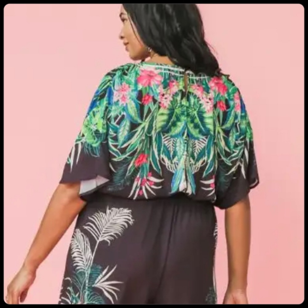 Plus Size Woven Jump Suit, XL - 2X - Picture 7 of 12